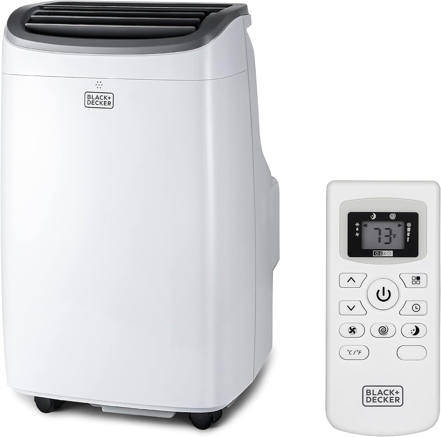 8,000 BTU Portable Air Conditioner up to 350 Sq.Ft.With Remote Control, White